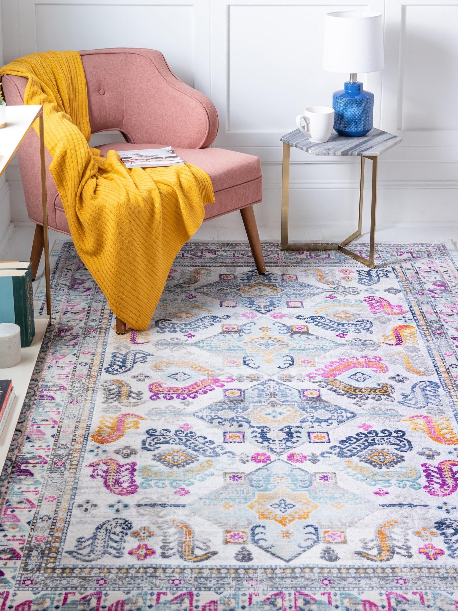 Multicolor 9' x 12' Budapest Rectangle Area Rug 70% Polypropylene & 30% Polyester With Cotton Backing Traditional Classical Room Carpet for Sale at Rug Engine