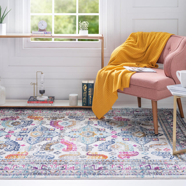 Multicolor 8' x 9' 10 Budapest Rectangle Area Rug 70% Polypropylene & 30% Polyester With Cotton Backing Traditional Classical Room Carpet for Sale at Rug Engine