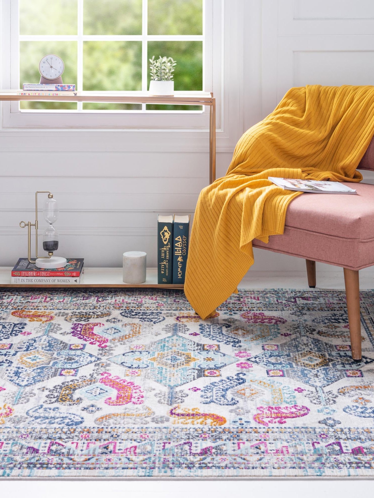 Multicolor 5' 1 x 7' 10 Budapest Rectangle Area Rug 70% Polypropylene & 30% Polyester With Cotton Backing Traditional Classical Room Carpet for Sale at Rug Engine