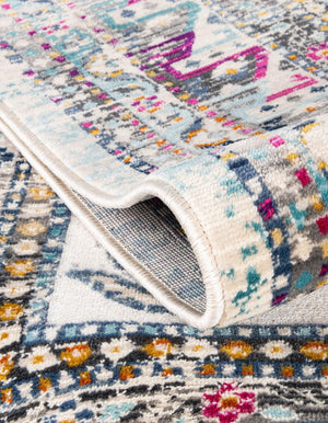 Multicolor 5' 1 x 5' 1 Budapest Round Area Rug 70% Polypropylene & 30% Polyester With Cotton Backing Traditional Classical Room Carpet for Sale at Rug Engine