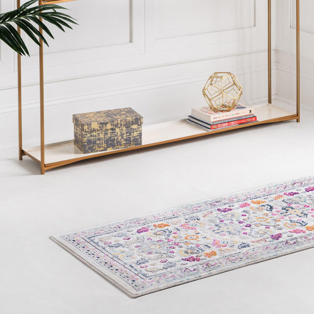 Multicolor 2' 7 x 9' 10 Budapest Runner Area Rug 70% Polypropylene & 30% Polyester With Cotton Backing Traditional Classical Room Carpet for Sale at Rug Engine