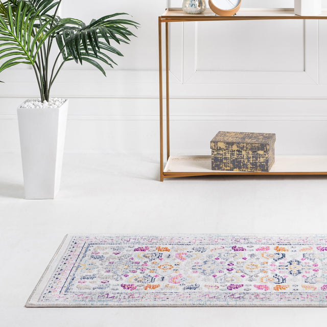 Multicolor 2' 7 x 9' 10 Budapest Runner Area Rug 70% Polypropylene & 30% Polyester With Cotton Backing Traditional Classical Room Carpet for Sale at Rug Engine