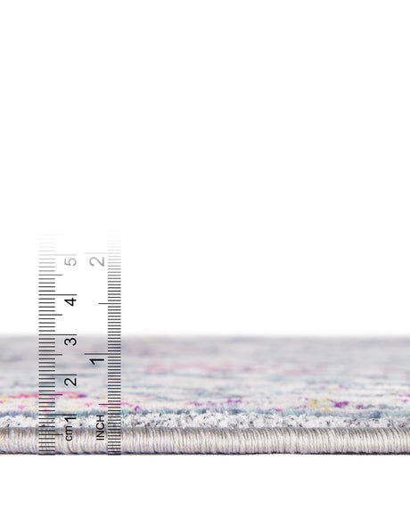 Gray 2' x 5' 11 Budapest Runner Area Rug 70% Polypropylene & 30% Polyester With Cotton Backing Traditional Classical Room Carpet for Sale at Rug Engine