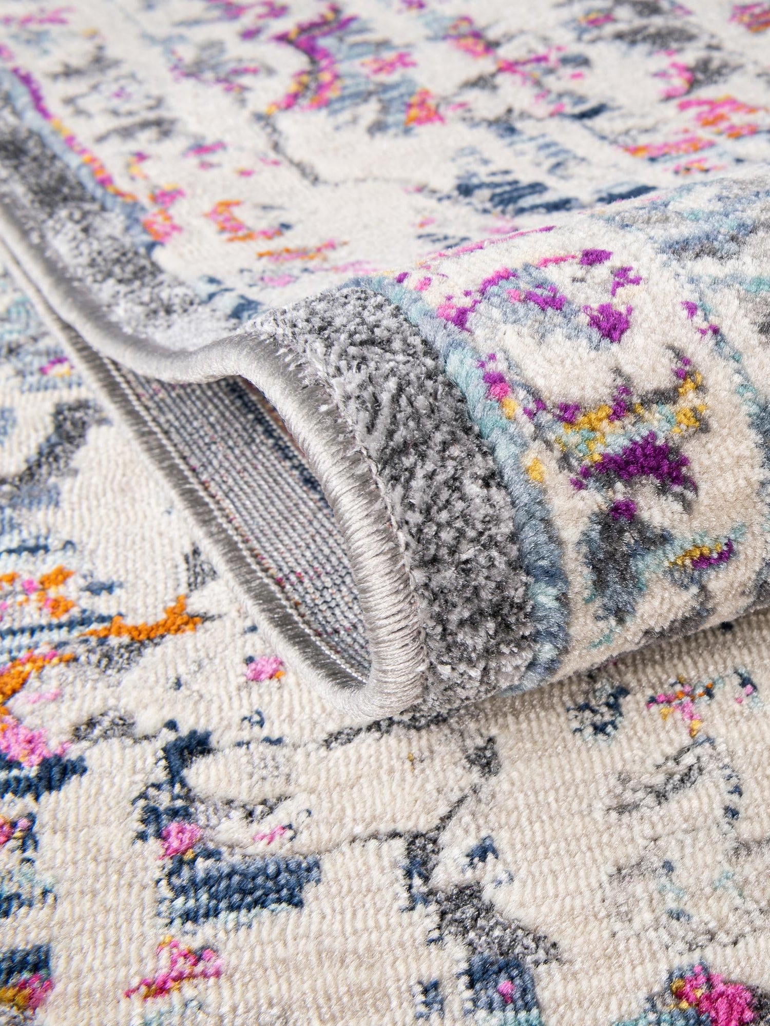 Gray 2' 7 x 9' 10 Budapest Runner Area Rug 70% Polypropylene & 30% Polyester With Cotton Backing Traditional Classical Room Carpet for Sale at Rug Engine