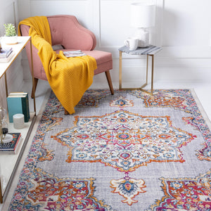 Ivory 2' 2 x 3' 3 Budapest Rectangle Area Rug 70% Polypropylene & 30% Polyester With Cotton Backing Traditional Classical Room Carpet for Sale at Rug Engine