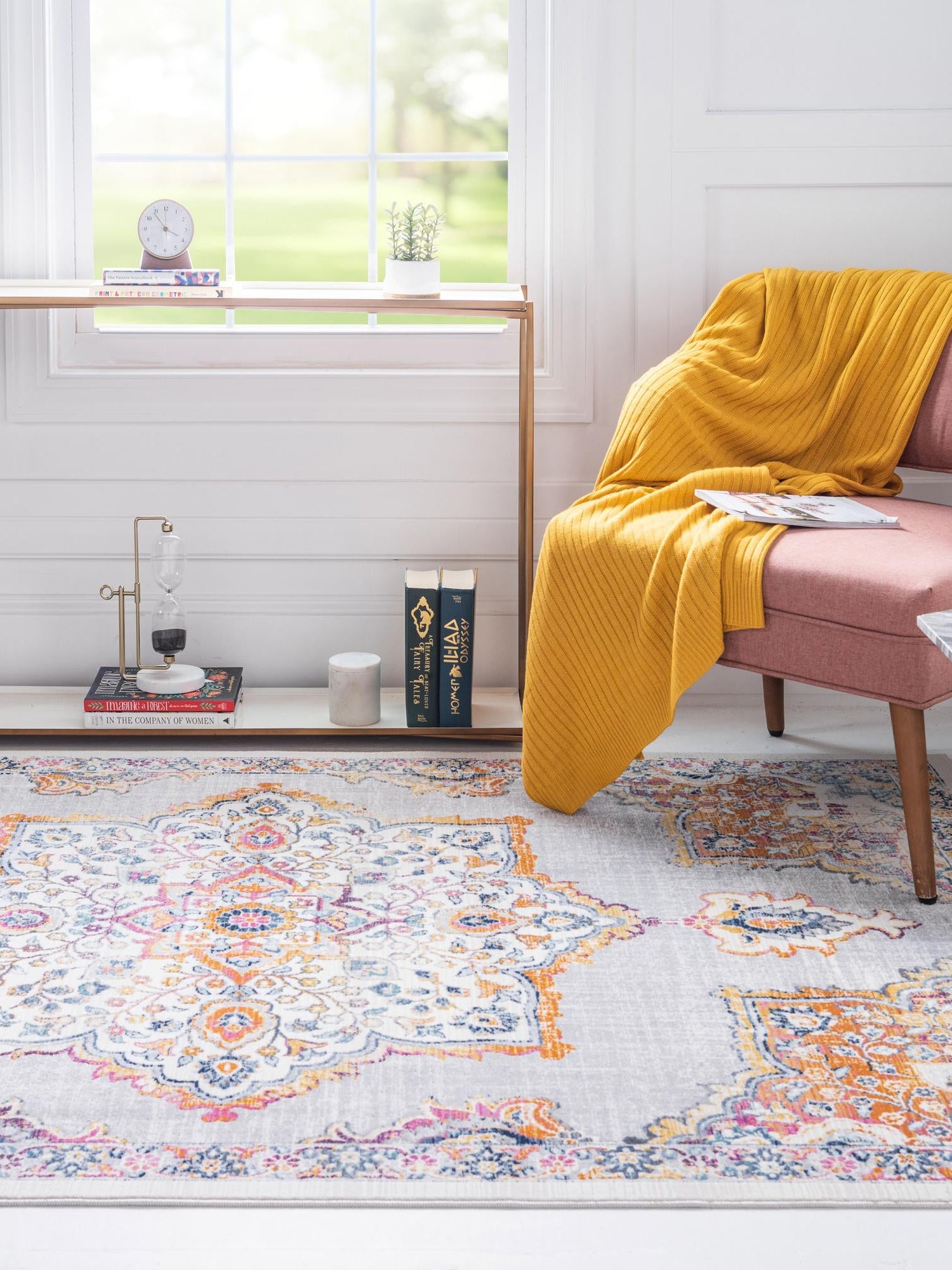 Ivory 8' x 9' 10 Budapest Rectangle Area Rug 70% Polypropylene & 30% Polyester With Cotton Backing Traditional Classical Room Carpet for Sale at Rug Engine