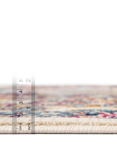 Ivory 4' 1 x 5' 11 Budapest Rectangle Area Rug 70% Polypropylene & 30% Polyester With Cotton Backing Traditional Classical Room Carpet for Sale at Rug Engine