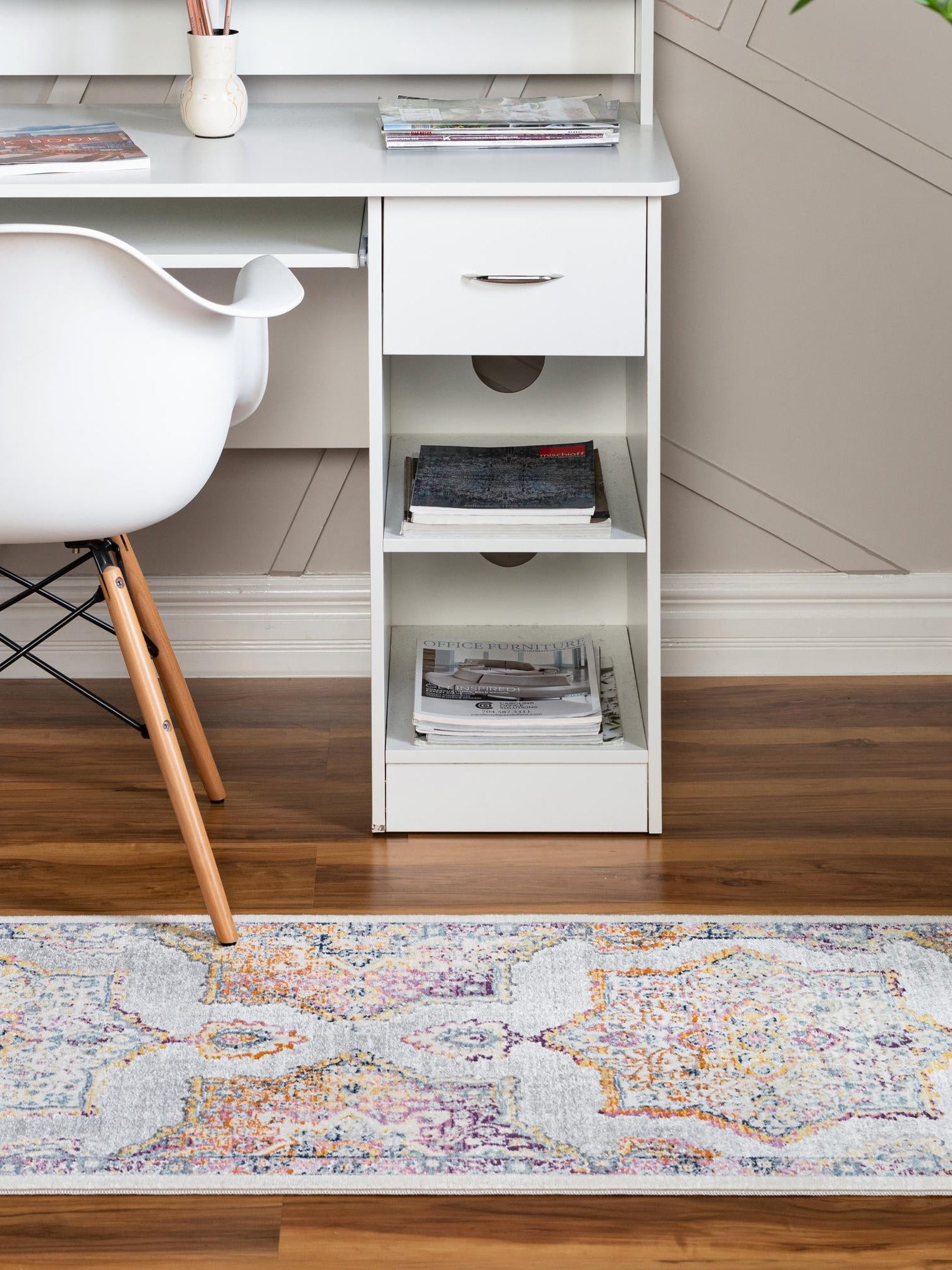 Ivory 2' x 5' 11 Budapest Runner Area Rug 70% Polypropylene & 30% Polyester With Cotton Backing Traditional Classical Room Carpet for Sale at Rug Engine