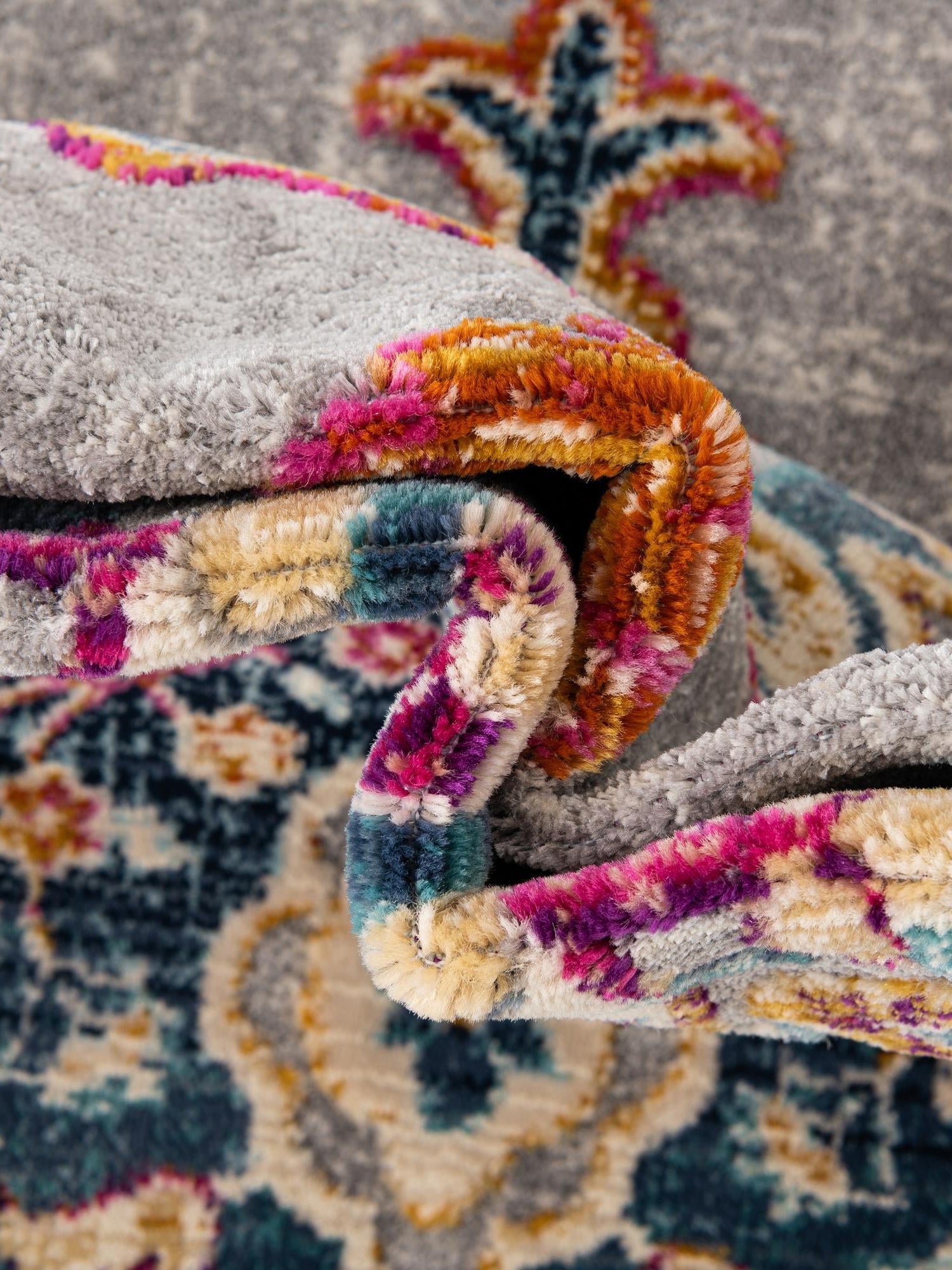 Blue 9' x 12' Budapest Rectangle Area Rug 70% Polypropylene & 30% Polyester With Cotton Backing Traditional Classical Room Carpet for Sale at Rug Engine