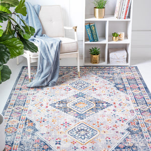 Light Gray 5' 1 x 7' 10 Budapest Rectangle Area Rug 70% Polypropylene & 30% Polyester With Cotton Backing Traditional Classical Room Carpet for Sale at Rug Engine