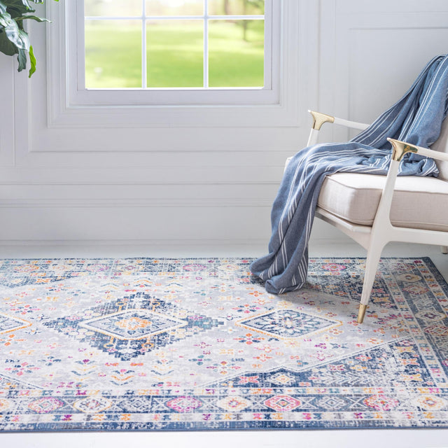 Light Gray 9' x 12' Budapest Rectangle Area Rug 70% Polypropylene & 30% Polyester With Cotton Backing Traditional Classical Room Carpet for Sale at Rug Engine