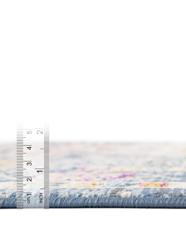 Light Gray 5' 1 x 7' 10 Budapest Rectangle Area Rug 70% Polypropylene & 30% Polyester With Cotton Backing Traditional Classical Room Carpet for Sale at Rug Engine