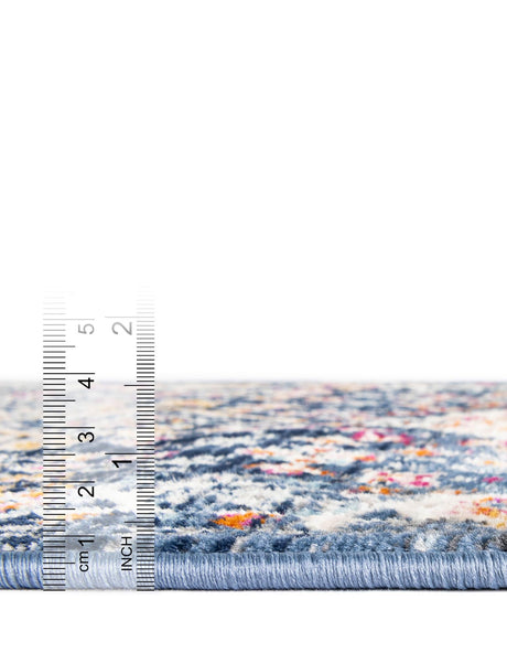 Blue 4' 1 x 5' 11 Budapest Rectangle Area Rug 70% Polypropylene & 30% Polyester With Cotton Backing Traditional Classical Room Carpet for Sale at Rug Engine