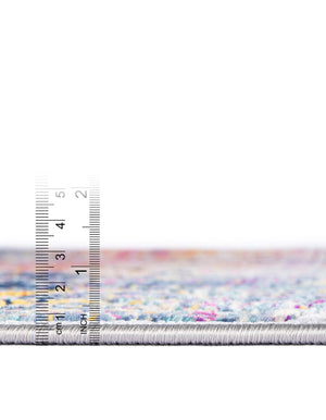 Multicolor 3' 7 x 3' 7 Budapest Round Area Rug 70% Polypropylene & 30% Polyester With Cotton Backing Traditional Classical Room Carpet for Sale at Rug Engine