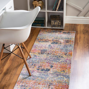 Multicolor 2' x 5' 11 Budapest Runner Area Rug 70% Polypropylene & 30% Polyester With Cotton Backing Traditional Classical Room Carpet for Sale at Rug Engine