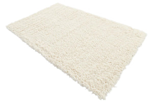 Pearl 5' 1 x 8' Infinity Shag Rectangle Area Rug Thick Soft Touch Fluffy & Plush Shaggy Pile 100% Polypropylene With Jute Backing Solid Color Minimalist Carpet for Sale at Rug Engine