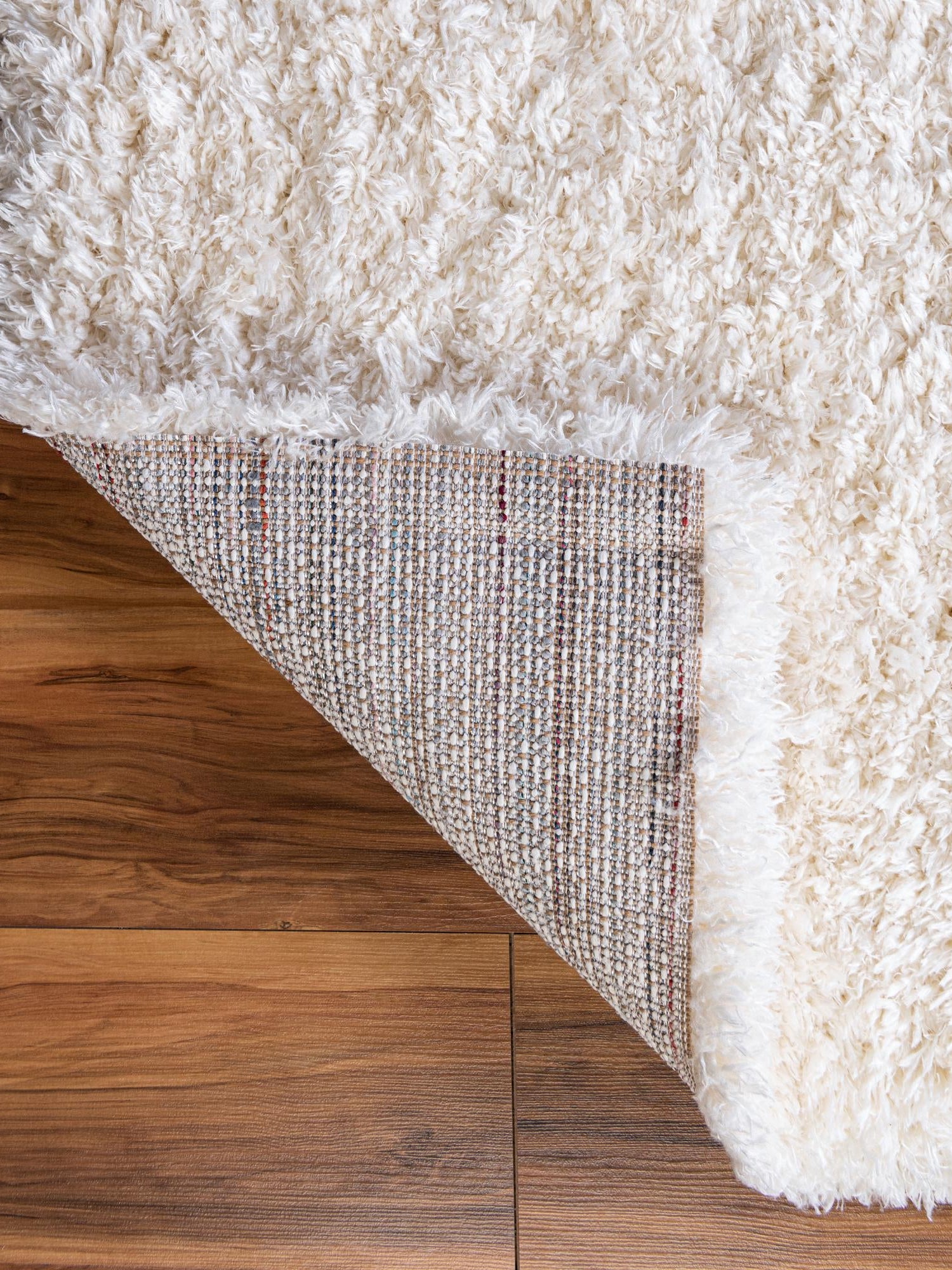 Pearl 4' 1 x 6' 1 Infinity Shag Rectangle Area Rug Thick Soft Touch Fluffy & Plush Shaggy Pile 100% Polypropylene With Jute Backing Solid Color Minimalist Carpet for Sale at Rug Engine