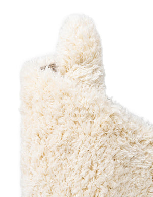Pearl 5' 1 x 8' Infinity Shag Rectangle Area Rug Thick Soft Touch Fluffy & Plush Shaggy Pile 100% Polypropylene With Jute Backing Solid Color Minimalist Carpet for Sale at Rug Engine