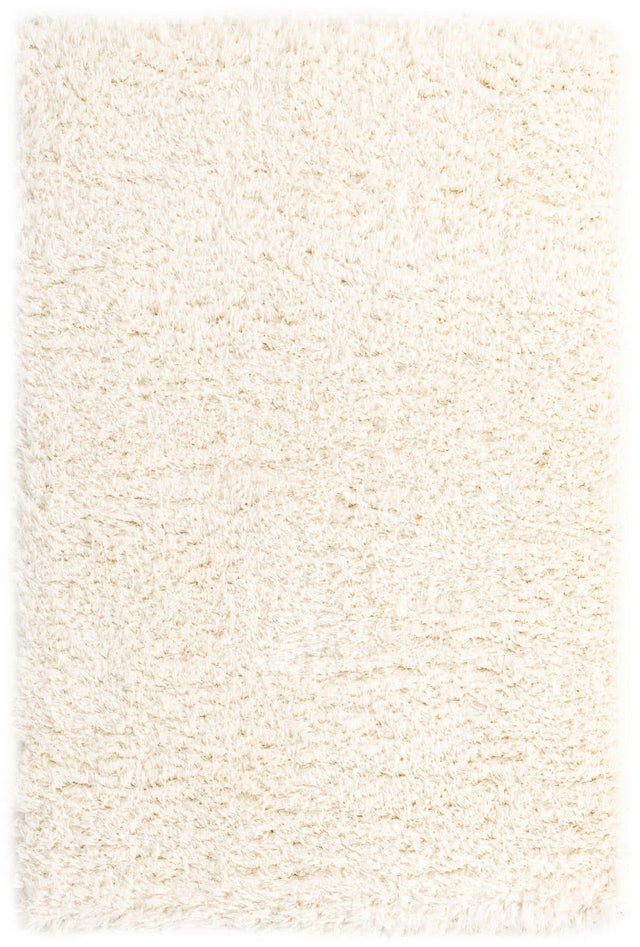 Pearl 4' 1 x 6' 1 Infinity Shag Rectangle Area Rug Thick Soft Touch Fluffy & Plush Shaggy Pile 100% Polypropylene With Jute Backing Solid Color Minimalist Carpet for Sale at Rug Engine