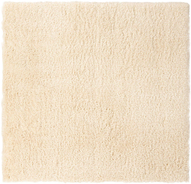 Pearl 8' x 8' Infinity Shag Square Area Rug Thick Soft Touch Fluffy & Plush Shaggy Pile 100% Polypropylene With Jute Backing Solid Color Minimalist Carpet for Sale at Rug Engine