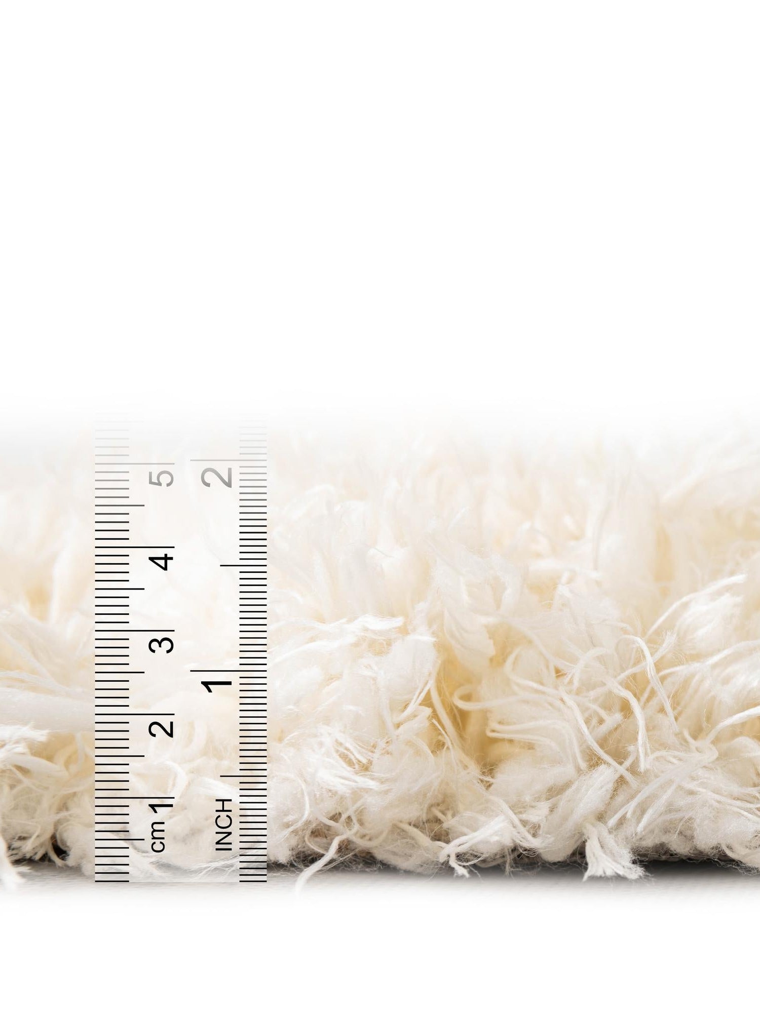 Pearl 6' 7 x 6' 7 Infinity Shag Round Area Rug Thick Soft Touch Fluffy & Plush Shaggy Pile 100% Polypropylene With Jute Backing Solid Color Minimalist Carpet for Sale at Rug Engine