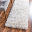 Pearl 2' 7 x 10' Infinity Shag Runner Area Rug Thick Soft Touch Fluffy & Plush Shaggy Pile 100% Polypropylene With Jute Backing Solid Color Minimalist Carpet for Sale at Rug Engine
