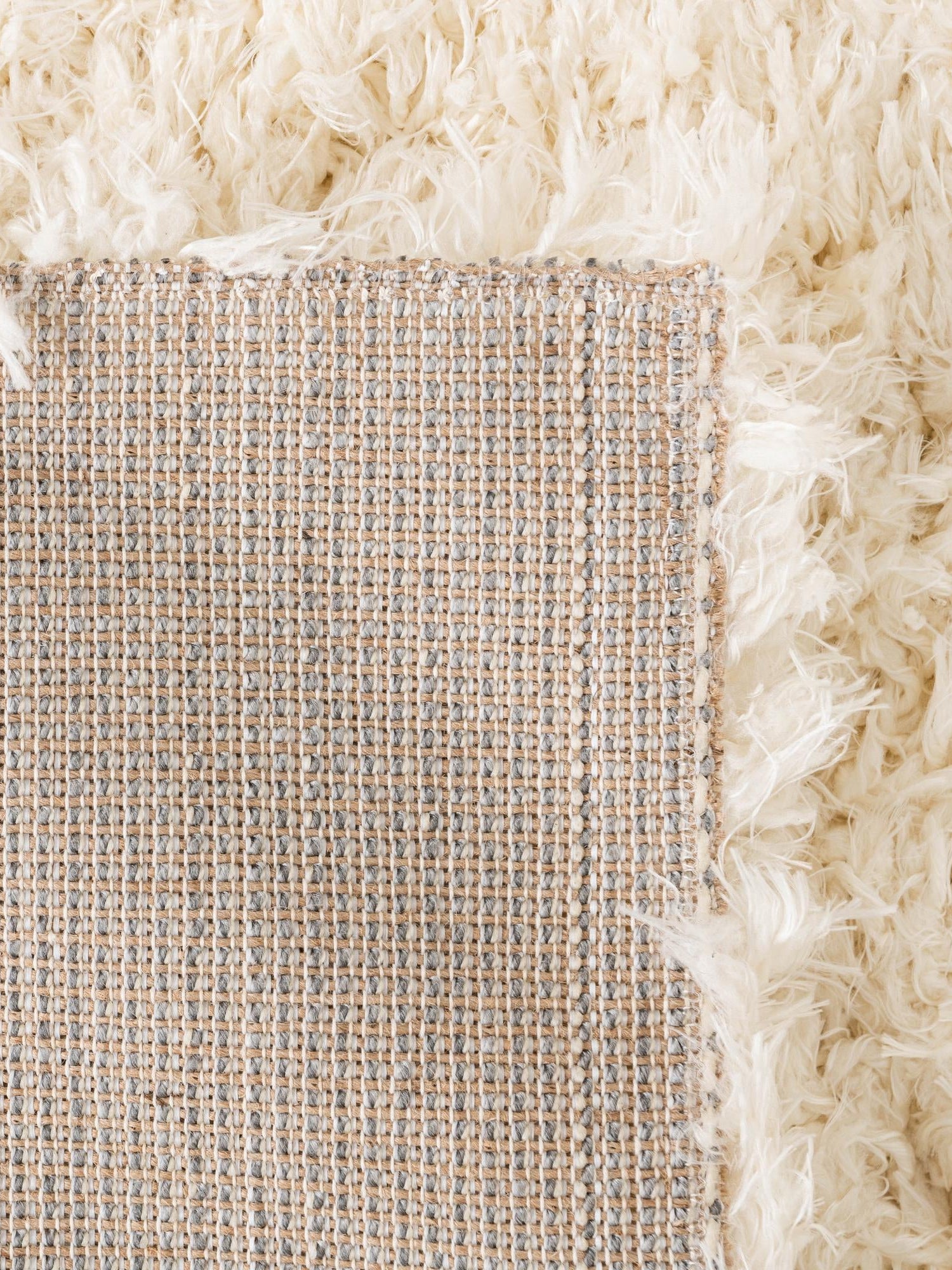Pearl 2' x 6' 5 Infinity Shag Runner Area Rug Thick Soft Touch Fluffy & Plush Shaggy Pile 100% Polypropylene With Jute Backing Solid Color Minimalist Carpet for Sale at Rug Engine