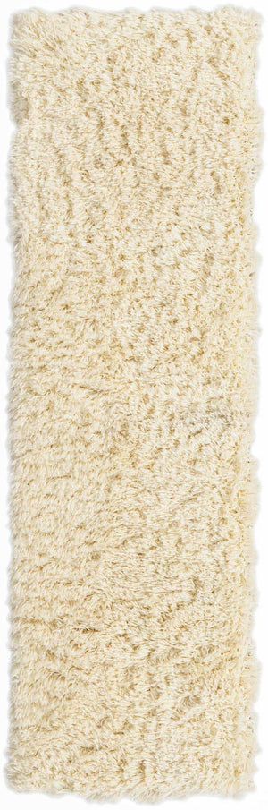 Pearl 2' x 6' 5 Infinity Shag Runner Area Rug Thick Soft Touch Fluffy & Plush Shaggy Pile 100% Polypropylene With Jute Backing Solid Color Minimalist Carpet for Sale at Rug Engine