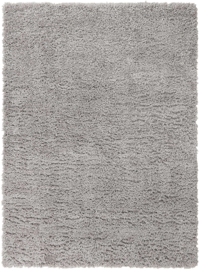 Ash 9' x 12' Infinity Shag Rectangle Area Rug Thick Soft Touch Fluffy & Plush Shaggy Pile 100% Polypropylene With Jute Backing Solid Color Minimalist Carpet for Sale at Rug Engine