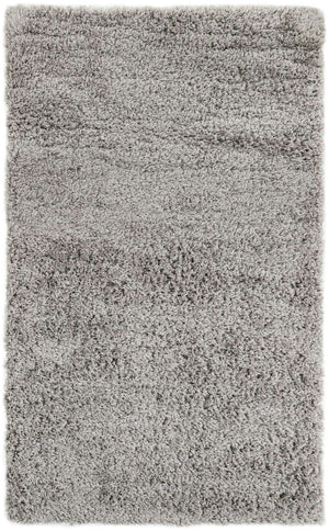 Ash 5' 1 x 8' Infinity Shag Rectangle Area Rug Thick Soft Touch Fluffy & Plush Shaggy Pile 100% Polypropylene With Jute Backing Solid Color Minimalist Carpet for Sale at Rug Engine