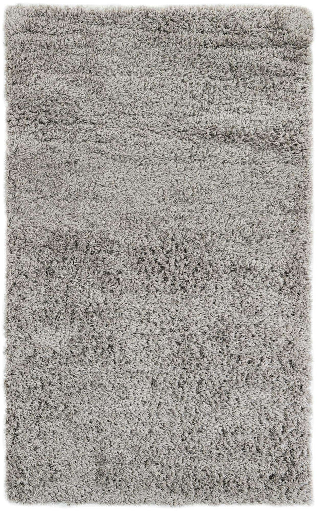 Ash 5' 1 x 8' Infinity Shag Rectangle Area Rug Thick Soft Touch Fluffy & Plush Shaggy Pile 100% Polypropylene With Jute Backing Solid Color Minimalist Carpet for Sale at Rug Engine