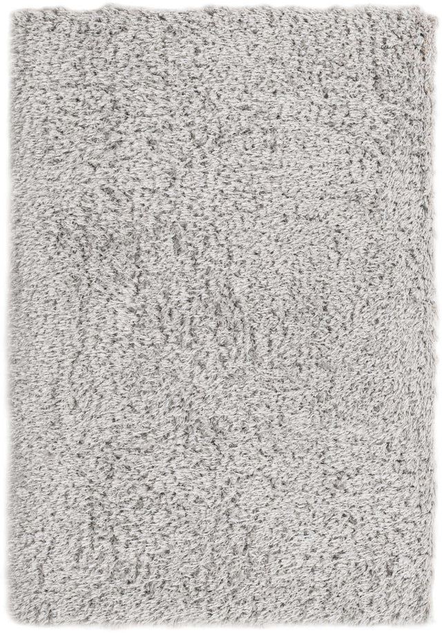 Ash 4' 1 x 6' 1 Infinity Shag Rectangle Area Rug Thick Soft Touch Fluffy & Plush Shaggy Pile 100% Polypropylene With Jute Backing Solid Color Minimalist Carpet for Sale at Rug Engine