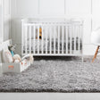 Ash 8' x 8' Infinity Shag Square Area Rug Thick Soft Touch Fluffy & Plush Shaggy Pile 100% Polypropylene With Jute Backing Solid Color Minimalist Carpet for Sale at Rug Engine
