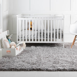 Ash 8' x 8' Infinity Shag Square Area Rug Thick Soft Touch Fluffy & Plush Shaggy Pile 100% Polypropylene With Jute Backing Solid Color Minimalist Carpet for Sale at Rug Engine