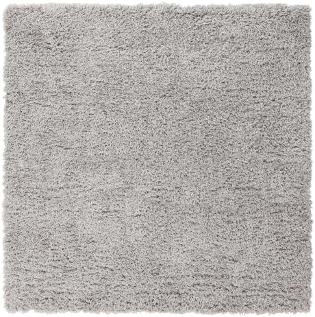 Ash 8' x 8' Infinity Shag Square Area Rug Thick Soft Touch Fluffy & Plush Shaggy Pile 100% Polypropylene With Jute Backing Solid Color Minimalist Carpet for Sale at Rug Engine