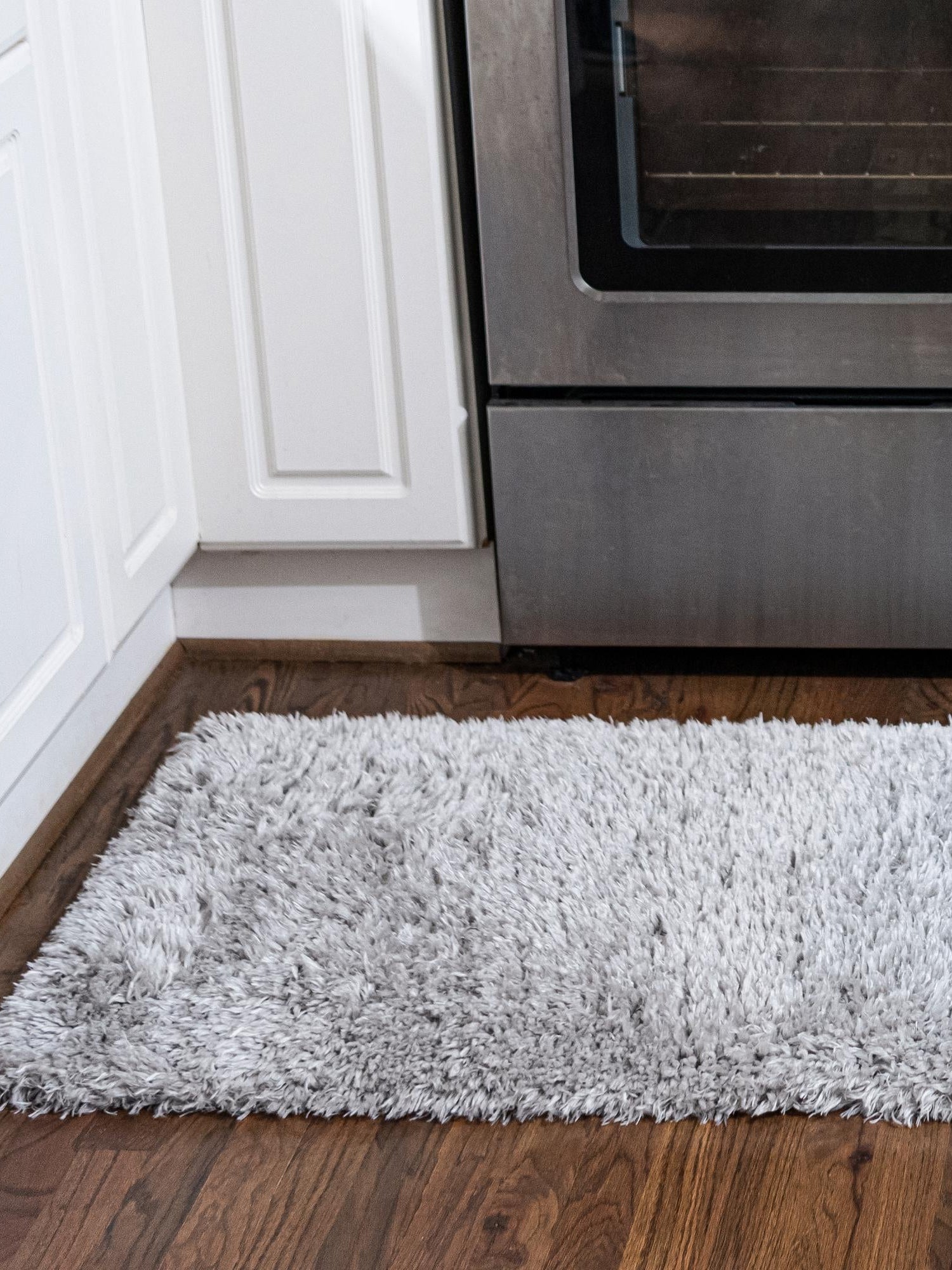 Ash 2' 7 x 10' Infinity Shag Runner Area Rug Thick Soft Touch Fluffy & Plush Shaggy Pile 100% Polypropylene With Jute Backing Solid Color Minimalist Carpet for Sale at Rug Engine