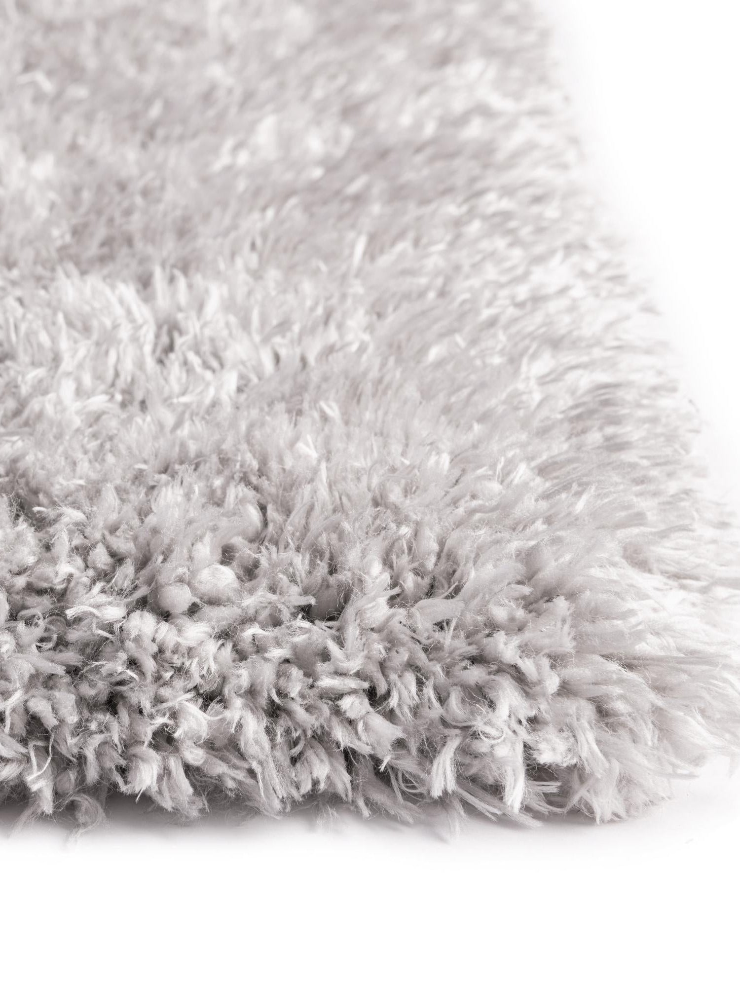 Ash 2' 7 x 10' Infinity Shag Runner Area Rug Thick Soft Touch Fluffy & Plush Shaggy Pile 100% Polypropylene With Jute Backing Solid Color Minimalist Carpet for Sale at Rug Engine