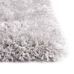 Ash 2' 7 x 10' Infinity Shag Runner Area Rug Thick Soft Touch Fluffy & Plush Shaggy Pile 100% Polypropylene With Jute Backing Solid Color Minimalist Carpet for Sale at Rug Engine