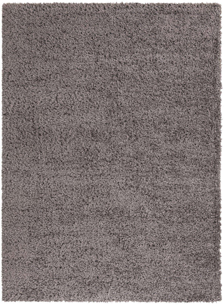 Smoke 8' x 11' Infinity Shag Rectangle Area Rug Thick Soft Touch Fluffy & Plush Shaggy Pile 100% Polypropylene With Jute Backing Solid Color Minimalist Carpet for Sale at Rug Engine