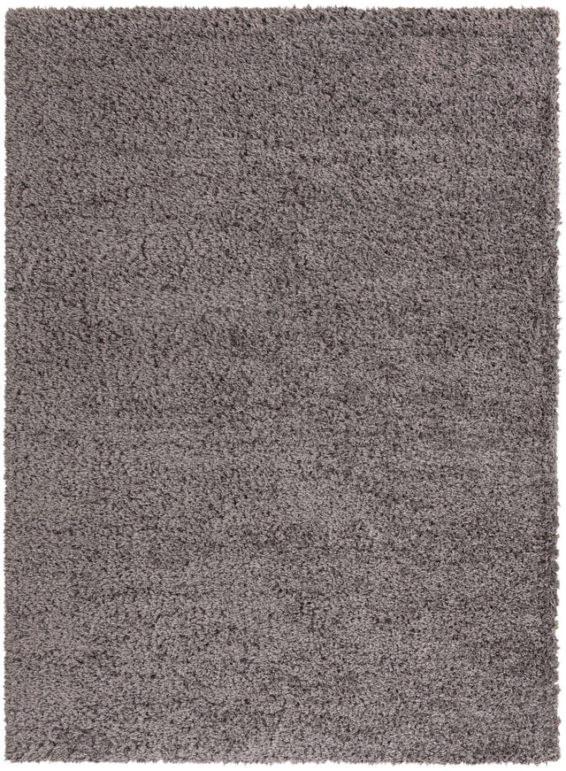 Smoke 8' x 11' Infinity Shag Rectangle Area Rug Thick Soft Touch Fluffy & Plush Shaggy Pile 100% Polypropylene With Jute Backing Solid Color Minimalist Carpet for Sale at Rug Engine