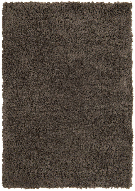 Smoke 6' 1 x 9' Infinity Shag Rectangle Area Rug Thick Soft Touch Fluffy & Plush Shaggy Pile 100% Polypropylene With Jute Backing Solid Color Minimalist Carpet for Sale at Rug Engine
