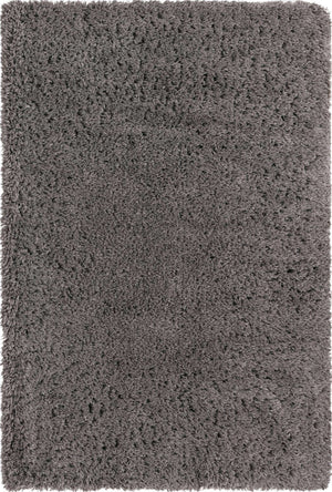 Smoke 5' 1 x 8' Infinity Shag Rectangle Area Rug Thick Soft Touch Fluffy & Plush Shaggy Pile 100% Polypropylene With Jute Backing Solid Color Minimalist Carpet for Sale at Rug Engine