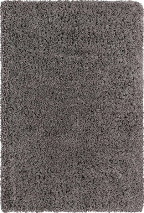 Smoke 5' 1 x 8' Infinity Shag Rectangle Area Rug Thick Soft Touch Fluffy & Plush Shaggy Pile 100% Polypropylene With Jute Backing Solid Color Minimalist Carpet for Sale at Rug Engine