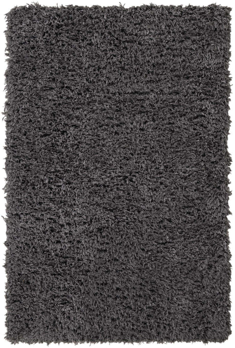 Smoke 4' 1 x 6' 1 Infinity Shag Rectangle Area Rug Thick Soft Touch Fluffy & Plush Shaggy Pile 100% Polypropylene With Jute Backing Solid Color Minimalist Carpet for Sale at Rug Engine