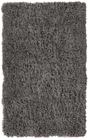 Smoke 3' 3 x 5' 3 Infinity Shag Rectangle Area Rug Thick Soft Touch Fluffy & Plush Shaggy Pile 100% Polypropylene With Jute Backing Solid Color Minimalist Carpet for Sale at Rug Engine