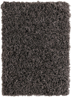 Smoke 2' x 3' Infinity Shag Rectangle Area Rug Thick Soft Touch Fluffy & Plush Shaggy Pile 100% Polypropylene With Jute Backing Solid Color Minimalist Carpet for Sale at Rug Engine