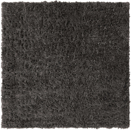 Smoke 8' x 8' Infinity Shag Square Area Rug Thick Soft Touch Fluffy & Plush Shaggy Pile 100% Polypropylene With Jute Backing Solid Color Minimalist Carpet for Sale at Rug Engine