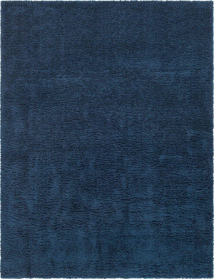 Cobalt 10' x 13' 1 Infinity Shag Rectangle Area Rug Thick Soft Touch Fluffy & Plush Shaggy Pile 100% Polypropylene With Jute Backing Solid Color Minimalist Carpet for Sale at Rug Engine