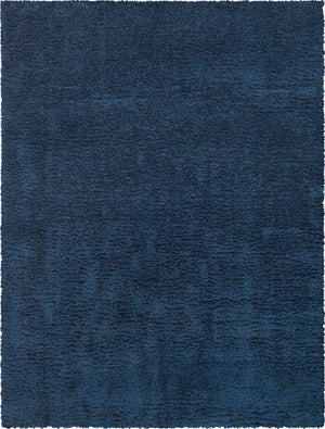 Cobalt 9' x 12' Infinity Shag Rectangle Area Rug Thick Soft Touch Fluffy & Plush Shaggy Pile 100% Polypropylene With Jute Backing Solid Color Minimalist Carpet for Sale at Rug Engine