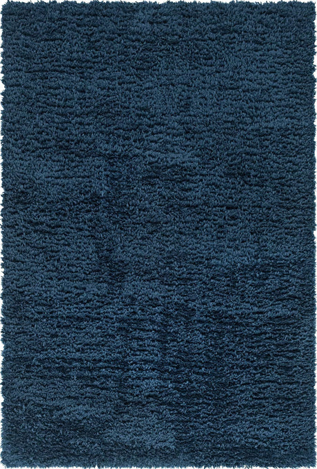 Cobalt 6' 1 x 9' Infinity Shag Rectangle Area Rug Thick Soft Touch Fluffy & Plush Shaggy Pile 100% Polypropylene With Jute Backing Solid Color Minimalist Carpet for Sale at Rug Engine